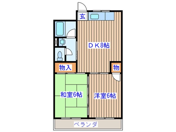 コ－ポおおみの物件間取画像